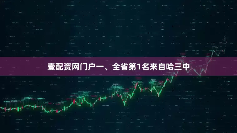 壹配资网门户一、全省第1名来自哈三中